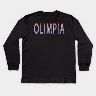 HONDURAS OLIMPIA Kids Long Sleeve T-Shirt